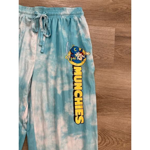 Cap'n Crunch Tie-Dye Pajama Pants Unisex Size Large Blue Adjustable PJs - Picture 5 of 10